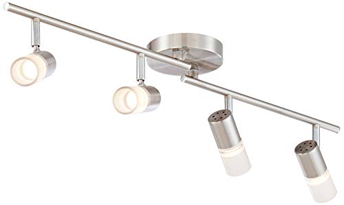Pro Track Renee 4-Light Satin Nickel Led Track Style Light Fixture #TOP4