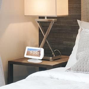 Cozycase Echo Show 8 & Echo Show 5 Stand (1st Gen & 2nd Gen) - Adjustable Holder Stand Accessories Alexa Show 8, Tilt Function, Anti-Slip Base (White)