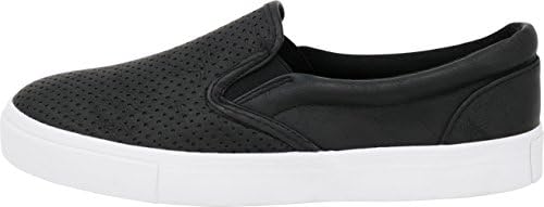 Soda Tracer Women's Preforated Slip On Sneakers 7 Soda Tracer Women's Preforated Slip On Sneakers