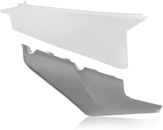 Acerbis Side Panels Non Vented 2020 White/Grey Compatible with Husqvarna TX 300/FC 250/350/450/FX 350/450/TC 125/250 2019-2022/TE 150/250/300/FE 350S/501S 2020-2023/FE 350/501 2020-2022 - 2726591039