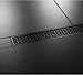 Schluter Kerdi-Line Matte Black Grate Assembly for Tile and Stone Coverings - Adjustable, Square Perforated Design - 3/4