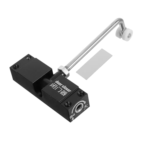 Cierre de puerta automático ajustable con muelles dobles de aluminio para oficinas y hogares 2