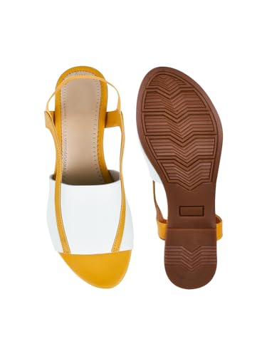 Image of SilverArrow womens Voyaga Flat Sandal, Fashion Sandals with Strap, Suitable for Fusion Outfit