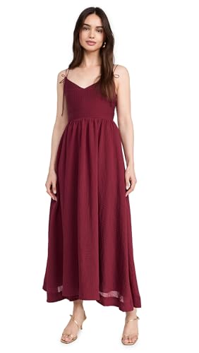 En Saison Women's Bree Midi Dress, Merlot, S