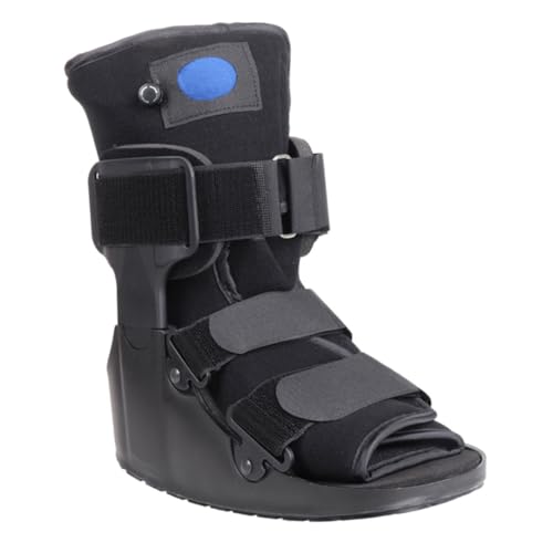 Gogogmee Walking Shoes Home Foot Support Brace Broken Toe Boot Broken Foot Boot Foot Brace Support Fracture Rehabilitation Shoe Ankle Supporter Ankle Fixed Shoe Black High-density Sponge
