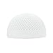 TheKufi White Open-Weave Nylon Stretchy Kufi Hat Skull Cap Beanie (S -22