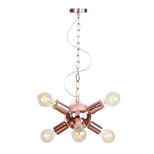 Lustre suspension métal résout manque de lumière salon sombre E27