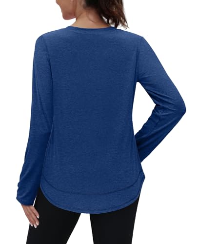 Image of XIEERDUO Women's Workout Tops Long Sleeve Shirts Sun Protection UPF 50+ Quick Dry Shirts for Hiking Running S-3XL