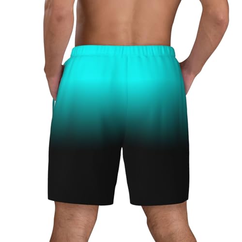 Men's Swim Trunks with Compression Liner Bathing Suit Faith Over Fear Bible Scripture Verse Christian Beach Shorts,4