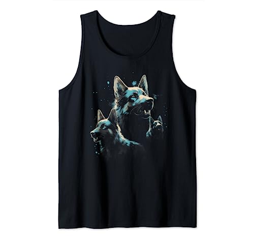 Un viaggio sotto il nostro design Moon German Shepherd. Lascia che l'enigmatica presenza del pastore tedesco e della luna catturi la tua immaginazione. Questo design incarna lo spirito selvaggio e la connessione primordiale tra pastore tedesco e la luna,
