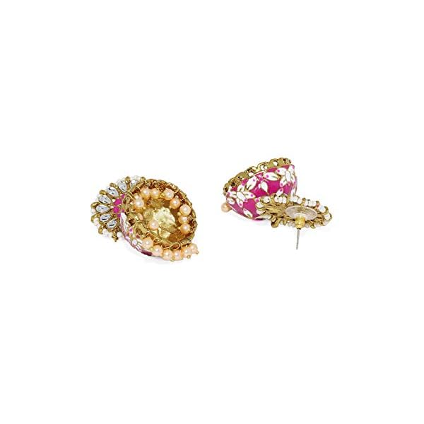 ACCESSHER Copper Diamond Earrings For Women & Girls - Image 8