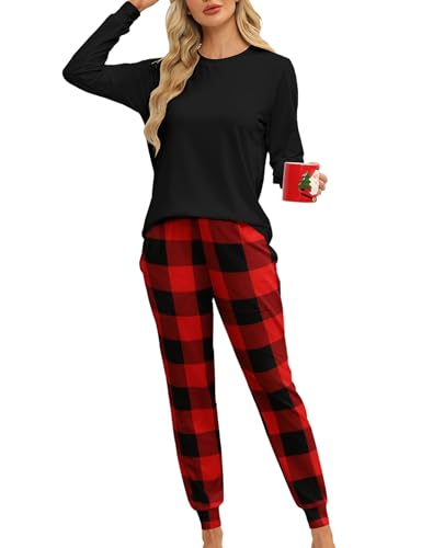 Pyjama à manches longues pour femme MARZXIN ensemble de détente 2 pièces