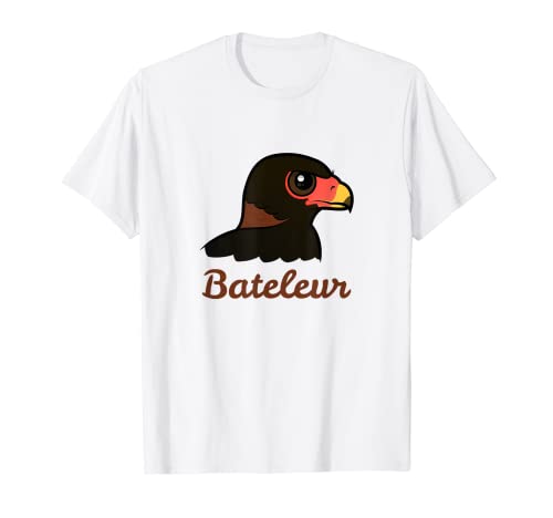 Birdorable Bateleur Cute Cartoon Bird of Prey Portrait T-Shirt