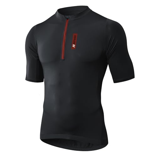MEETWEE Magliette Ciclismo Uomo, Abbigliamento MTB Bike Asciugatura Rapida Maglia Ciclismo Maniche Corte/Lunghe Maglia Ciclismo