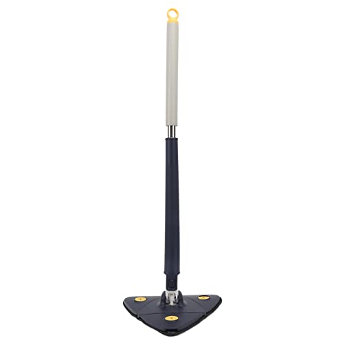 Fregona extensible para limpiar esquinas difíciles y bañeras con cabezal triangular de 360 6