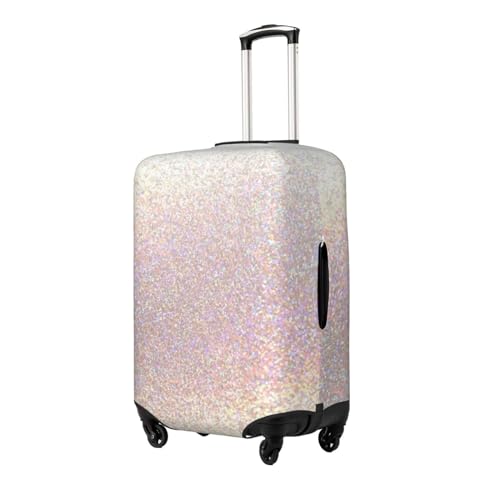 Glitter Light Pearl Print Elastic Travel Luggage Cover Suitcase Protector Bag, Anti-Scratch, Washable Suitcase Sleeve For Kid Adult,For 18-32 Inch Luggage2