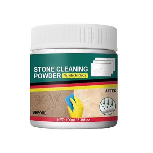 TGIYK Marble Stain Remove Remover Granite Cleaner Quartz Countertop Cleaner Stone Cleaning Powder Stone Sealer & Protectant Surface Stain Remover for Granite Marble Graves