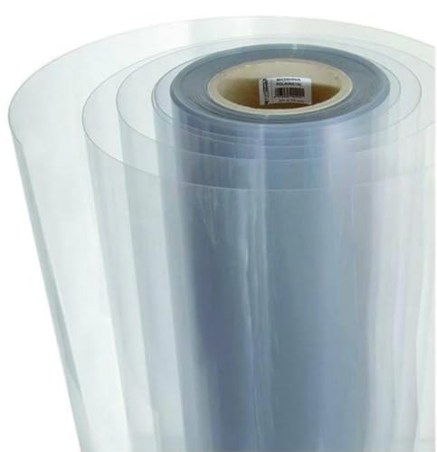 Russo Tessuti PVC Trasparente Rotolo 30 m Tovaglia Copritavola Cucina Altezza 140 cm Bianco