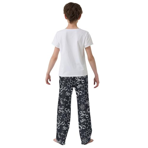 ZZXXB Cute Dalmatian Boys Long Pants Soft Trousers Elastic Waist Kids Lounge Bottoms with Pockets S-XL3