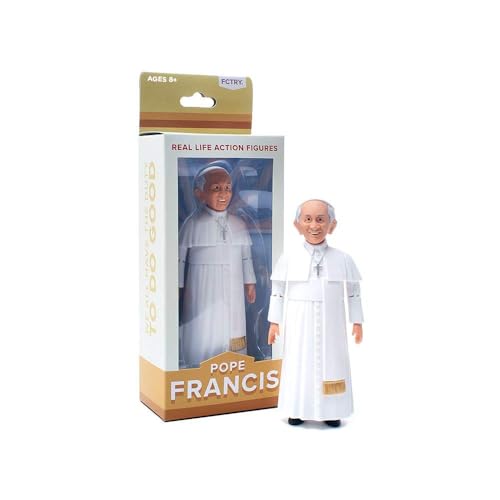 FCTRY Pope Francis Real Life Action Figure: Collectible Figurine - Perfect for Collectors, Gag Gift, Funny Idea & Souvenirs