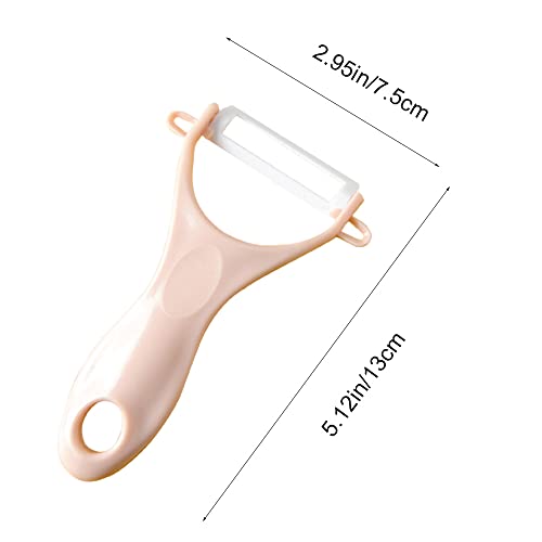 Multifunctional Y-Type Peeler With Hanging Hole,Yuangungun Potato Peeler Simple Fruit And Vegetable Peeler,Rotatable Rustless Ceramic Blade Peeler Kitchen Household #TOP6