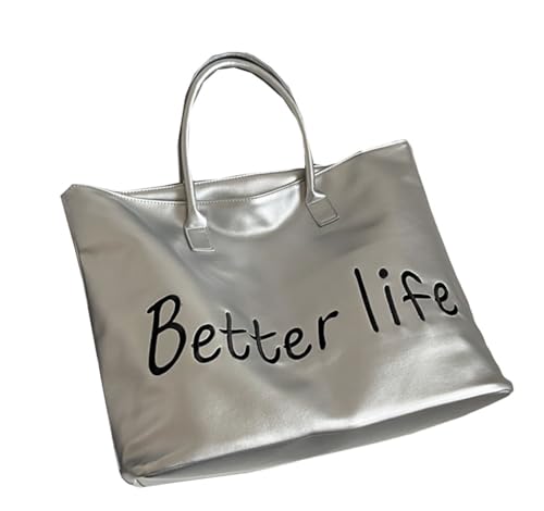 Bucket Shoulder Bag for Women Convertible Shoulder Purse Street Style Handbag Large Capacity Commuter Bag