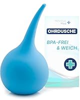 MOVOJA-MED Ohrenreiniger Ohrenschmalz Entferner - Sicher & Einfach für Erwachsene Kinder & Babys I Wiederverwendbare Ohrenspülung Ohrendusche Ohrenreiniger Ohrenschmalz Entferner Ballonspritze