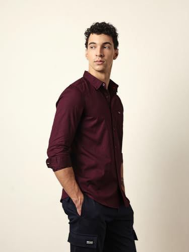 Image of THE BEAR HOUSE Men's Casual Shirt Modern Fit Everyday Wear