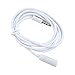 Produktbild Jessicadaphne 1M 3,5 mm Kopfhörer Verlängerungskabel Buchse auf Stecker F/M Kopfhörer Headset Stereo Audio Verlängerungskabel Kabel Weiß