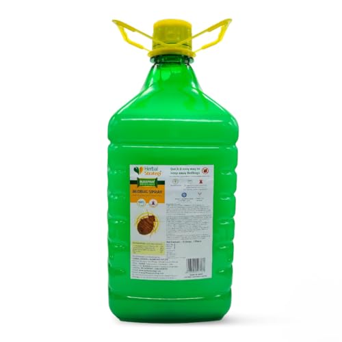 Herbal Strategi Bed Bug Repellent Spray - Natural, Vegan & Eco-Friendly | 100% Herbal and Chemical free | Baby and Pet safe | Ayush certified (5 Litre) (B0D6KPDZGW) Amazon Price History, Amazon Price Tracker