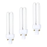 FanciBuy 3 Pack G24q-1 Energy Saving Light Bulbs, G24q-1 4 Pin Light Bulb 13W, Natural White 4000K, 4 Pin Bathroom Light Bulbs, 900LM - Image 1