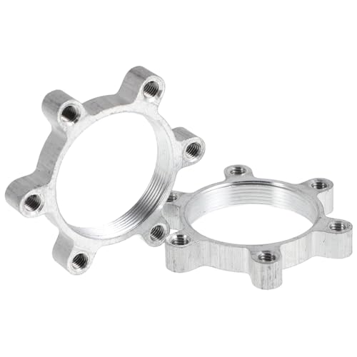 Yardwe Disc Brake Adapter 6-Hole Threaded Disc Flange Adapter Replacement Part for Bicycle