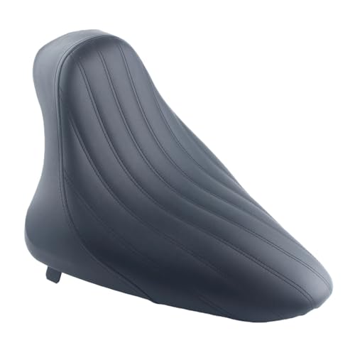 Siège solo de moto en cuir pour FXST FLST avec mousse souple passager avant arrière