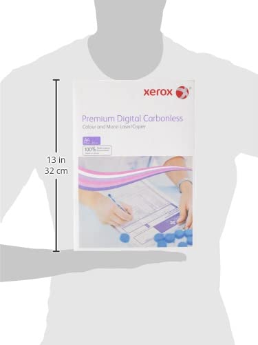 Xerox NCR 003R99105 - Papel autocopiativo para impresoras láser y fotocopiadoras (500 hojas, 2 capas, libre de carbono), color blanco y amarillo