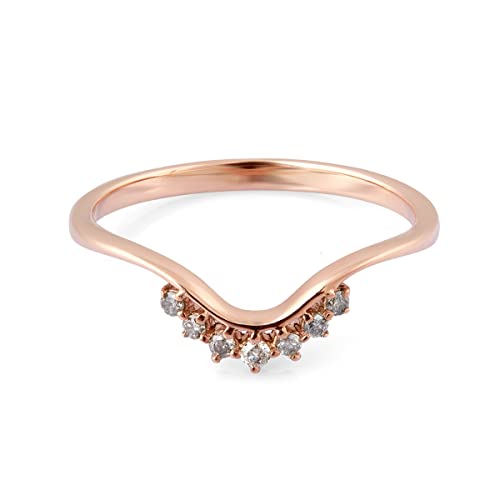 Bague incurvée argent 925 : fini les diamants classiques et ternes