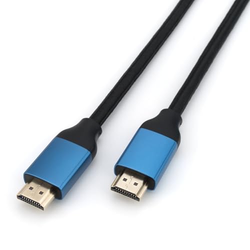 Image of Sewell HDMI 2.1 Ultra High Speed Cable, 8K 60Hz, 4K 165Hz /120Hz, 48Gbps | Dynamic HDR, eARC, Braided Cord with Anodized Aluminum Heads, Compatible with PS5, Xbox Series X, PC, TV, Projector, 4K 144Hz