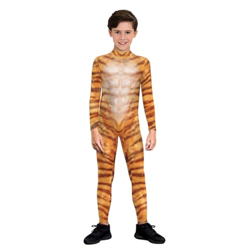 Costume d'Halloween tigre enfant parfait pour le spectacle d'école et le carnaval