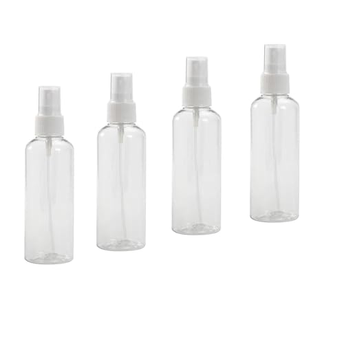 ZHIHUITL Spray Bottle 4pcs Travel Bottles Travel Spray Bottle Fine Mist Clear Spray Bottle Refillable container empty mini bottle for Toiletries Perfume Toners Rose Water Cosmetics (20ml)