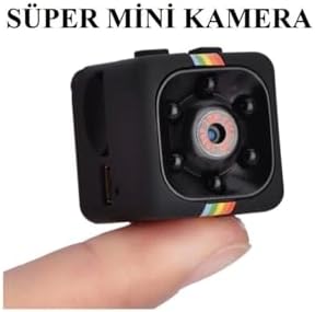 Resim Mini Kamera SQ11 | Ultra Küçük ve Taşınabilir Mikro Kamera | Full HD Araç Kamerası | Gece Görüşlü 