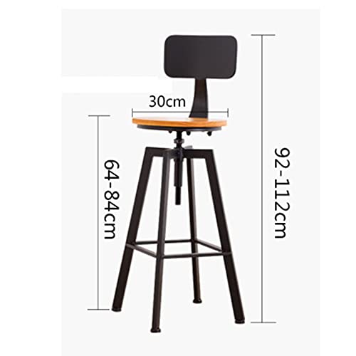 Tabourets de bar rétro réglables pour un îlot de cuisine convivial - 4