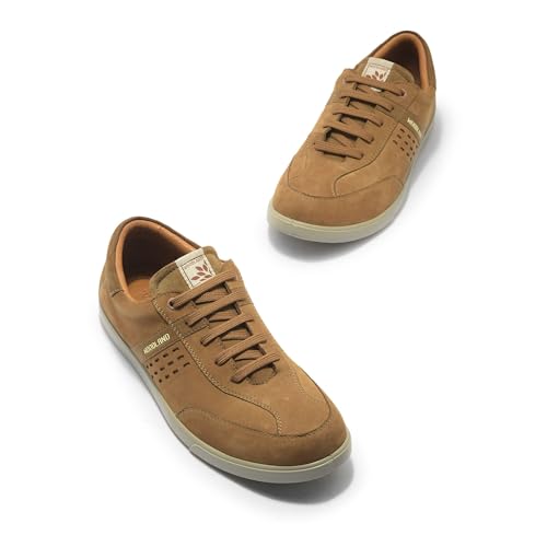 Image of Woodland Men Camel Casual Shoes