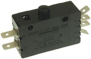 CHERRY - 0E2000A0 - MICRO SWITCH, PIN PLUNGER, DPDT 20A 250V