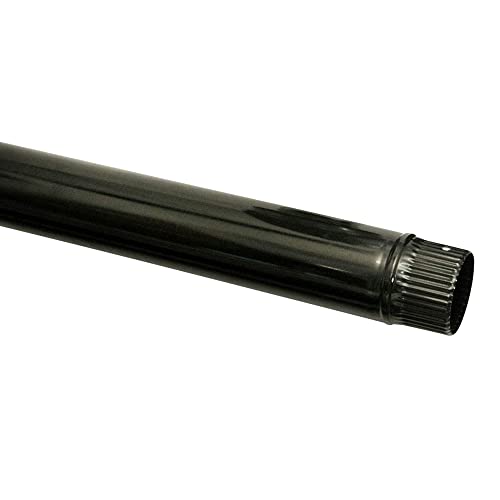 Miniatura 2 de Tubería En Color Negro Vitrificada A 900 C - Ø150mm - 1 Metro - Para Conductos De Estufas Y Chimeneas