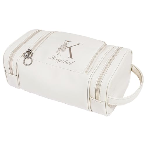 Women Gifts Personalized Name Cosmetic Bag, Toiletry Bag for Sisters, Travel Toiletries Kit for Sisters Friends Birthday Christmas, Women Pu Leather Bag Toiletry Bag, Woman Birthday Sister Gift Her
