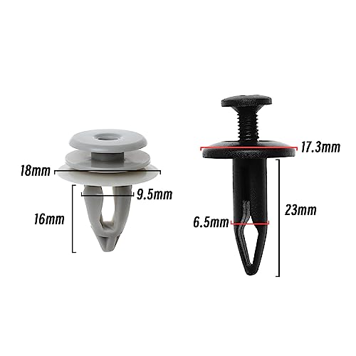 40 Clips de seuil Jaguar X-Type C2S9354020 fixations bas de caisse