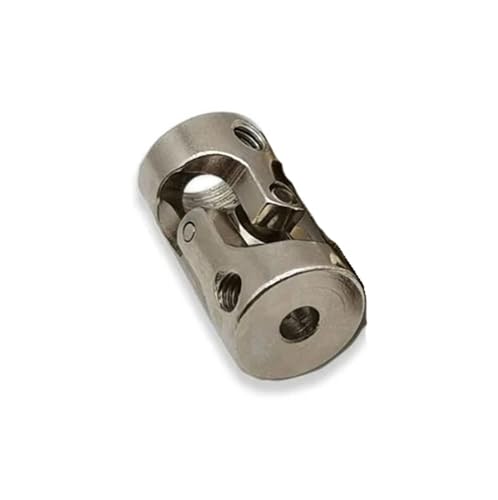 ELILANEY 1個の金属製ユニバーサルジョイントカップリングボートカーモデルシャフトカプラモーターコネクタ シャフト調整可能(3mm to 4mm)