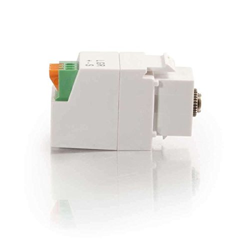 Módulo Keystone 3.5mm Estéreo Blanco C2G miniatura 3