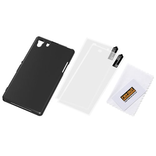 レイ アウト Xperia Z1 SO-01F ケース ラグジュアリー ソフトジャケット ラバーブラック RT-SO01FC12/B
