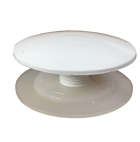 Long Thread White Tap Hole Stopper - Bag of 2
