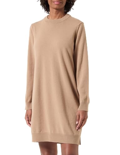 GANT Damen Superfine Lambswool Dress Kleid, Caramel BEIGE, Medium